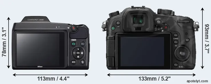Comparison L840 or GH3 rear