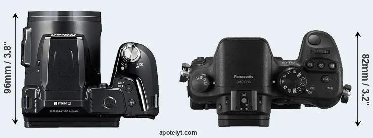 Compare L840 versus GH3 top