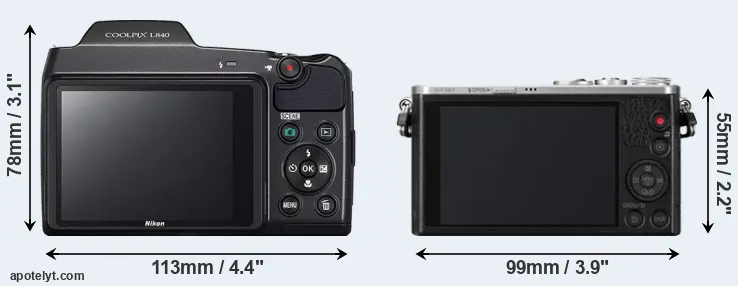 Comparison L840 or GM1 rear
