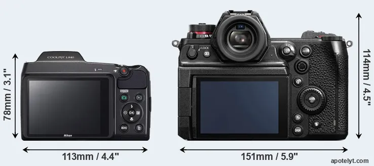 Comparison L840 or S1H rear