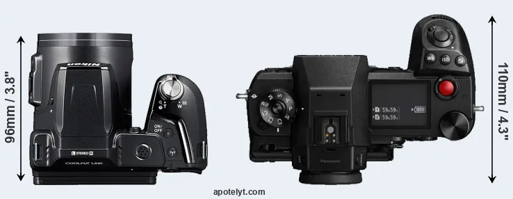 Compare L840 versus S1H top
