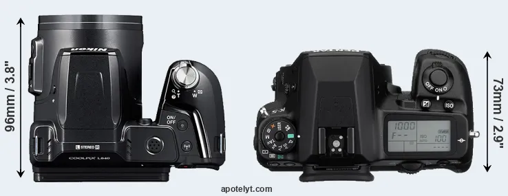 Compare L840 versus K-5 top