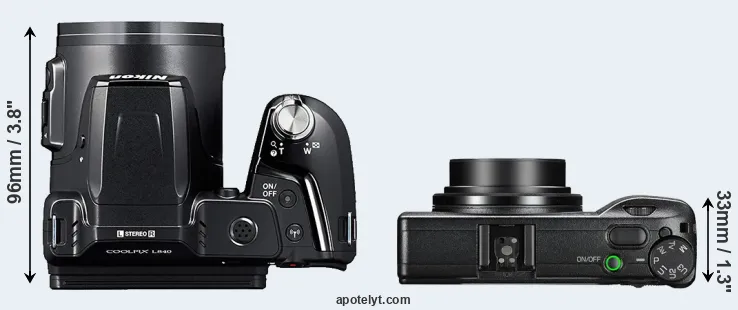 Compare L840 versus GR III top