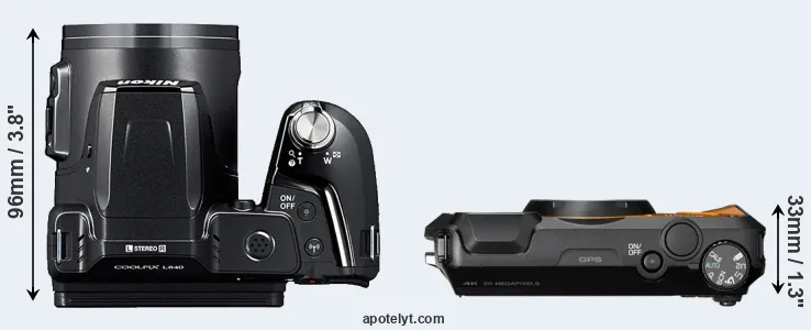 Compare L840 versus WG-6 top