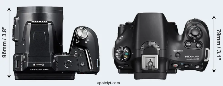 Compare L840 versus A58 top