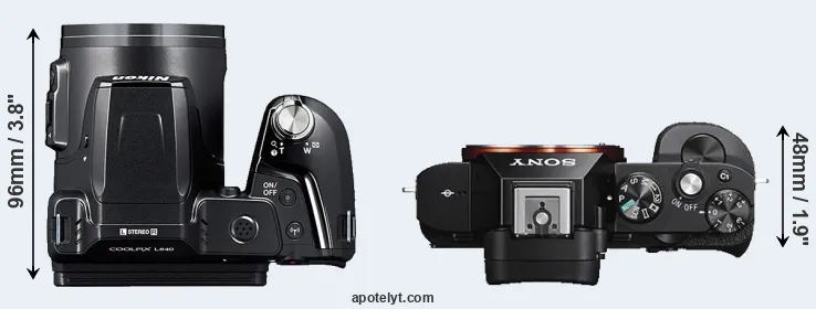 Compare L840 versus A7S top