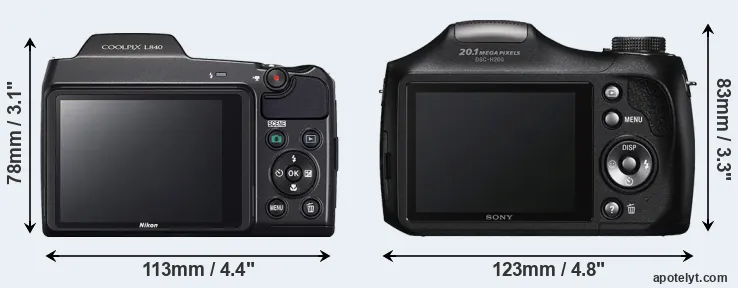Comparison L840 or H200 rear