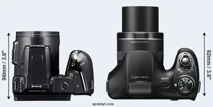 Compare L840 versus H300 top