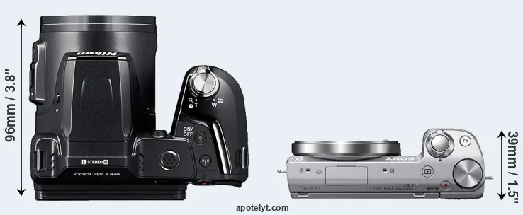 Compare L840 versus NEX-5T top