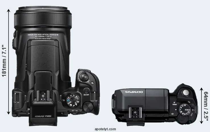 Compare P1000 versus E-300 top
