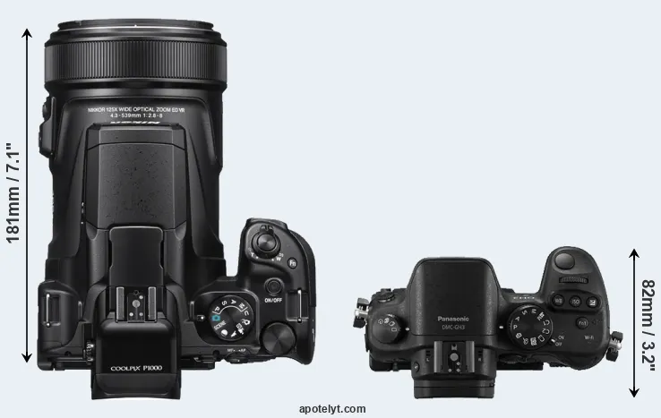 Compare P1000 versus GH3 top
