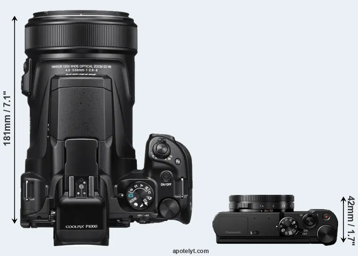 Compare P1000 versus LX10 top