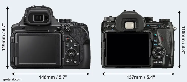 Comparison P1000 or K-1 rear