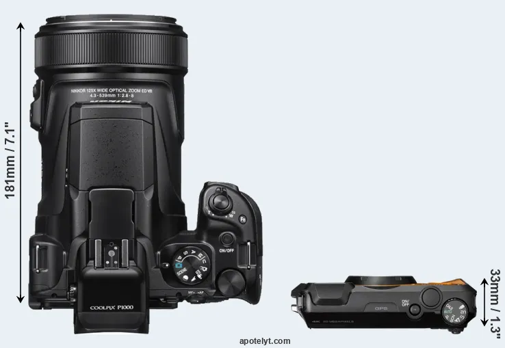 Compare P1000 versus WG-6 top