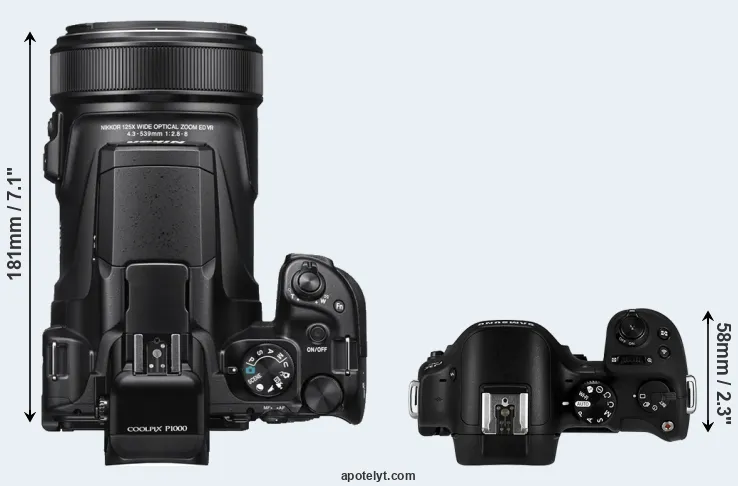 Compare P1000 versus NX30 top