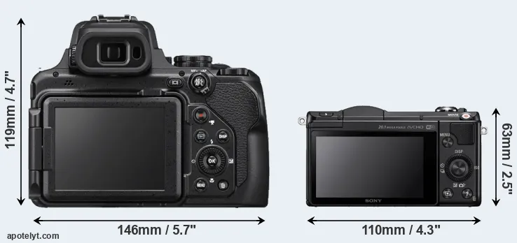 Comparison P1000 or A5000 rear