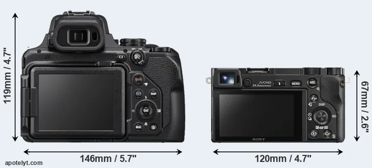 Comparison P1000 or A6000 rear
