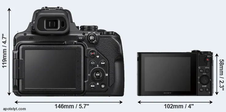 Comparison P1000 or HX80 rear
