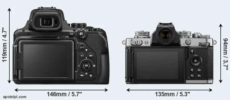 Comparison P1100 or Z fc rear