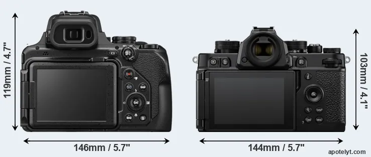 Comparison P1100 or Zf rear