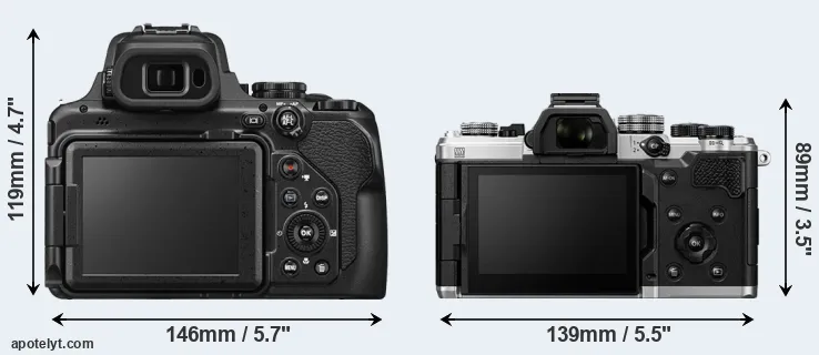 Comparison P1100 or OM-3 rear