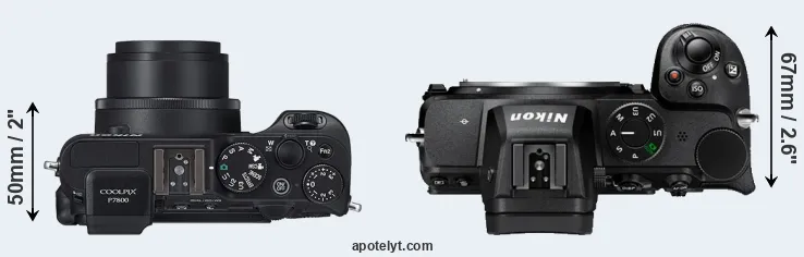 Compare P7800 versus Z5 top