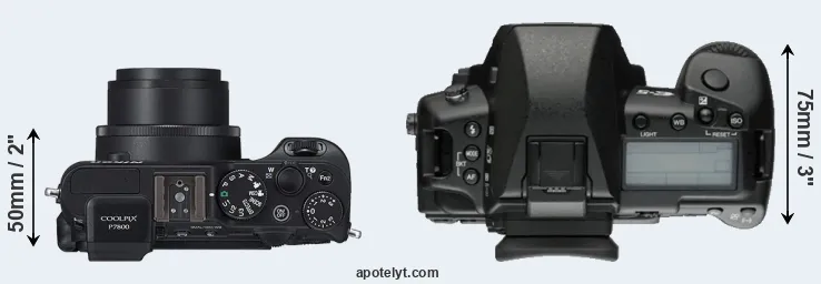 Compare P7800 versus E-5 top