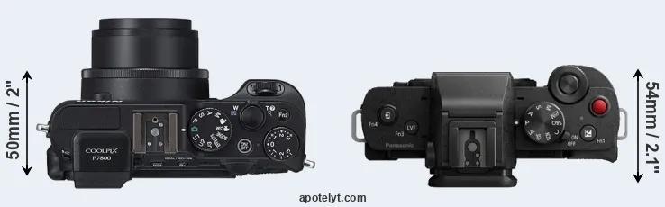 Compare P7800 versus G110 top