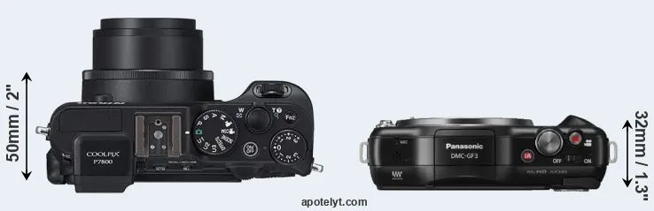 Compare P7800 versus GF3 top
