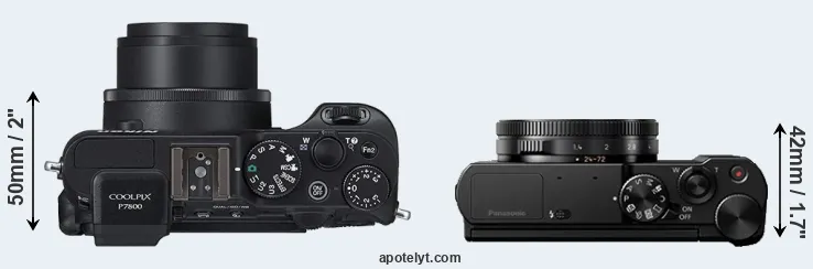 Compare P7800 versus LX10 top