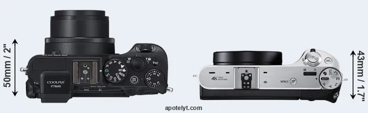 Compare P7800 versus NX500 top