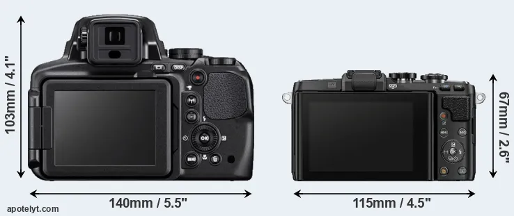 Comparison P900 or E-PL7 rear