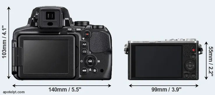 Comparison P900 or GM1 rear