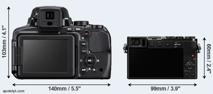 Comparison P900 or GM5 rear