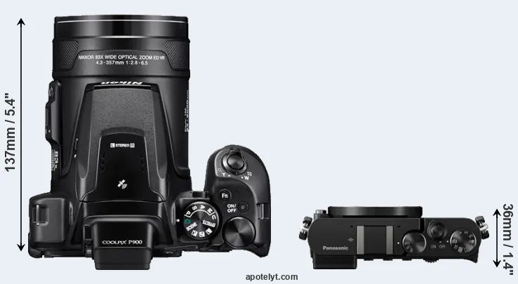 Compare P900 versus GM5 top