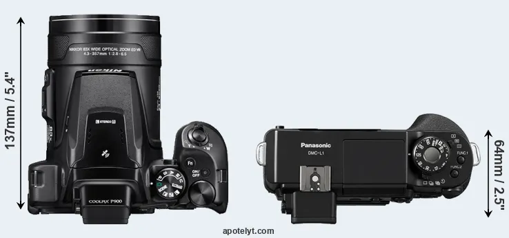 Compare P900 versus L1 top