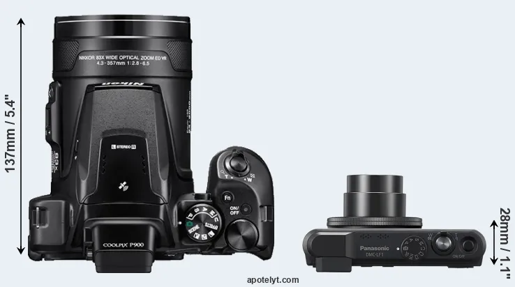 Compare P900 versus LF1 top