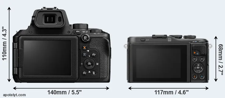 Comparison P950 or E-PL10 rear