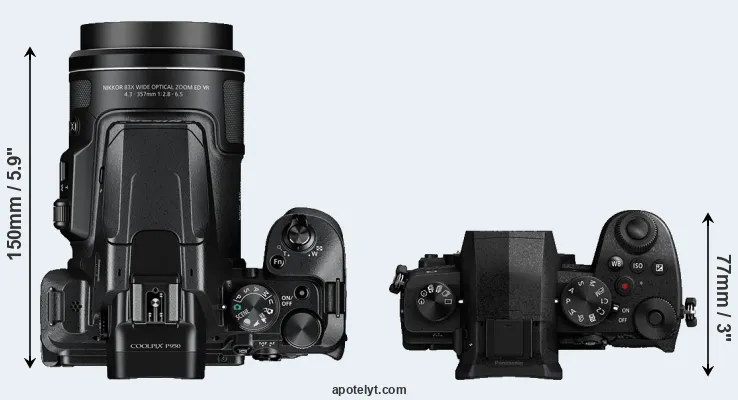 Compare P950 versus G90 top