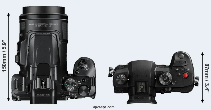 Compare P950 versus GH5 II top