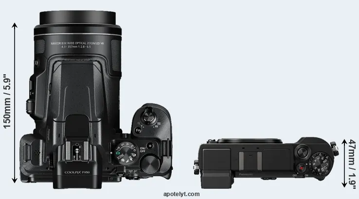 Compare P950 versus GX9 top