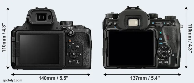 Comparison P950 or K-1 rear