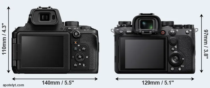 Comparison P950 or A1 rear