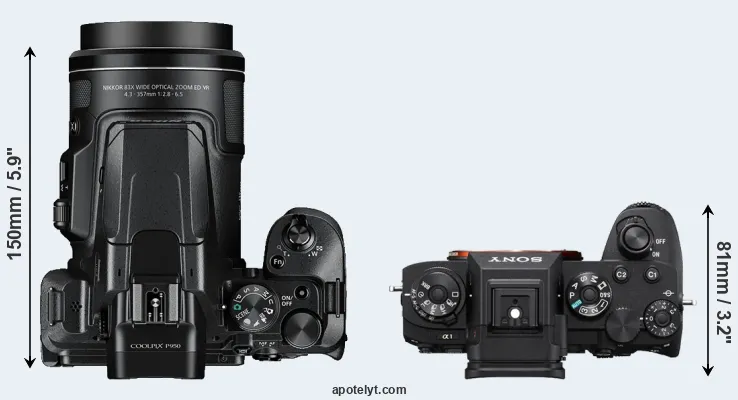 Compare P950 versus A1 top