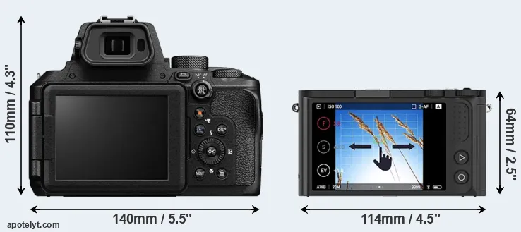 Comparison P950 or M1 rear