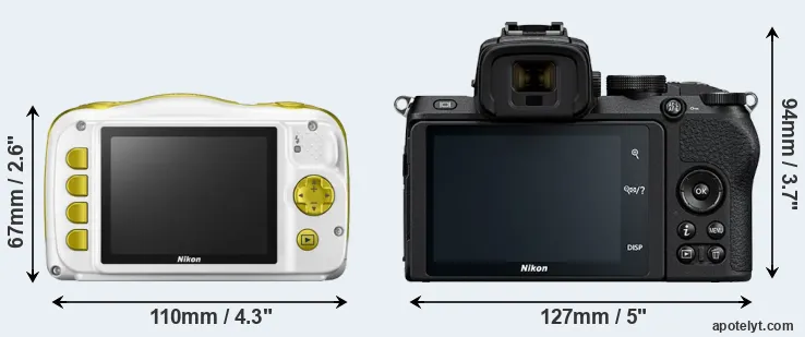 Comparison W150 or Z50 rear