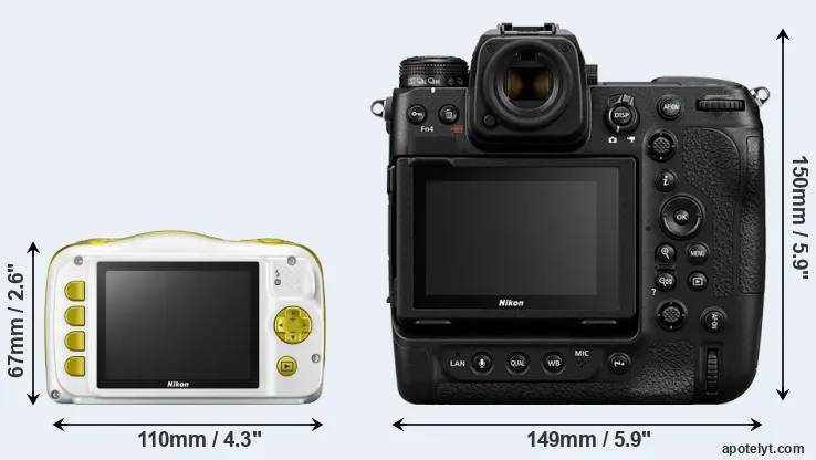 Comparison W150 or Z9 rear