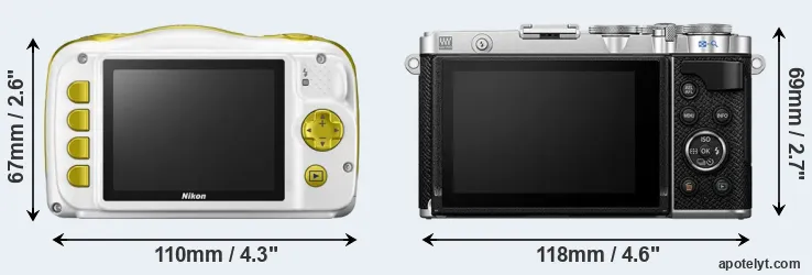 Comparison W150 or E-P7 rear