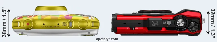 Compare W150 versus TG-6 top