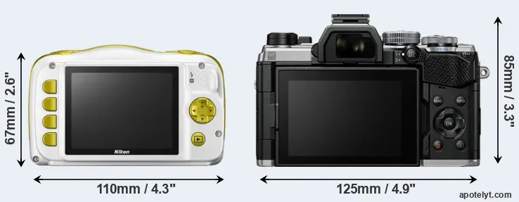 Comparison W150 or OM-5 rear